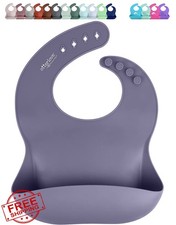 otterlove Silicone Bib Wisteria