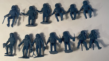 qty13 Vintage Plastic Figure Marx MPC Astronauts Space Man Men Spacemen