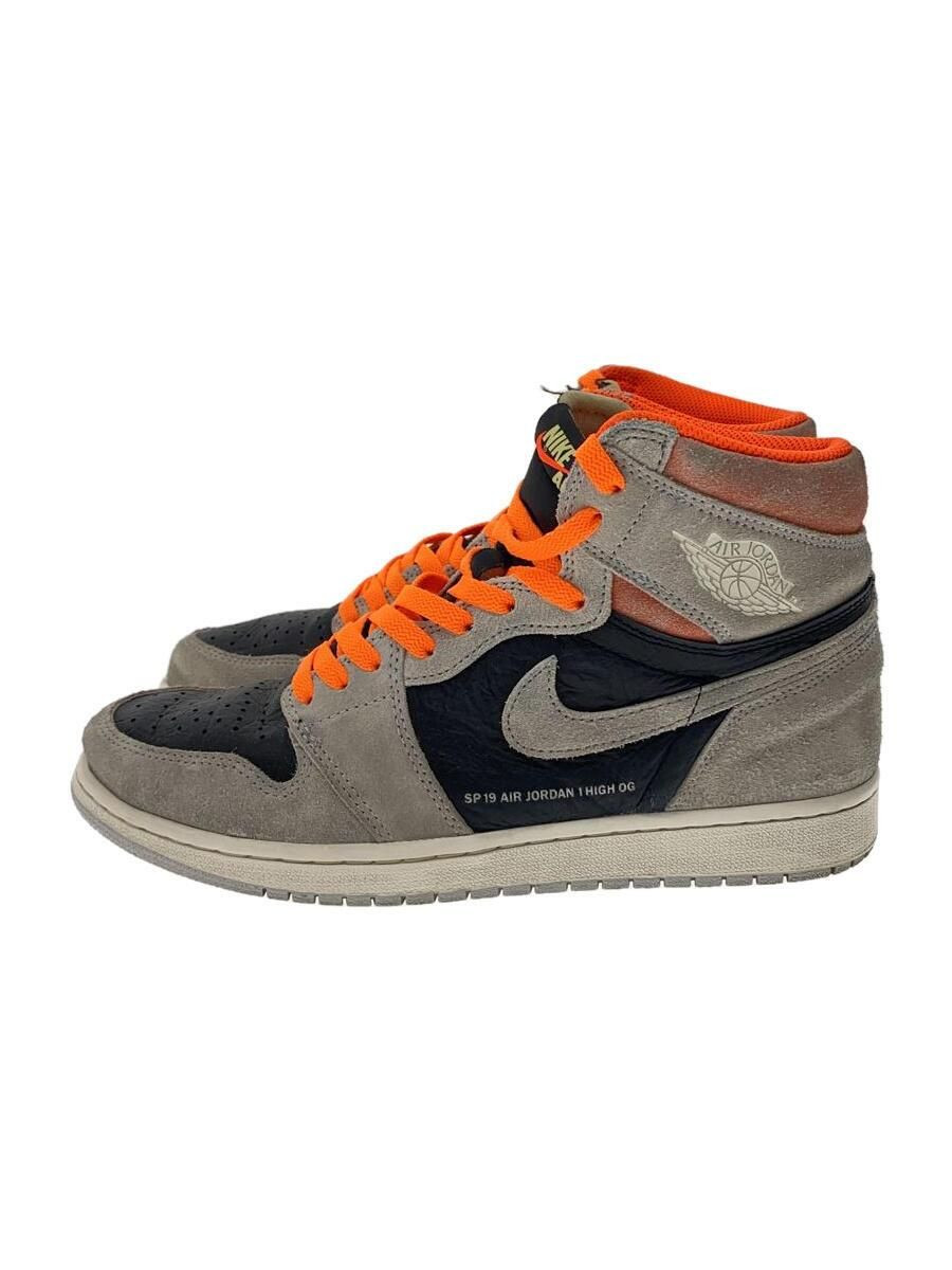 Nike High Top Sneakers AIR JORDAN 1 RETRO OG BLACK 28 cm Nike High Top Sneakers AIR JORDAN 1 RETRO OG BLACK 28 cm
