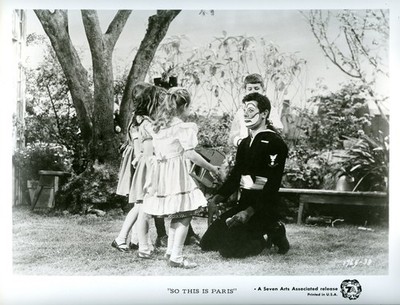 SO THIS IS PARIS 8x10 b/w Press Photo/ Tony Curtis