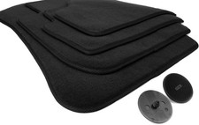 Stoffmatten passend f�r BMW 1er E81 E82 Premium Qualit�t Velours Autoteppich