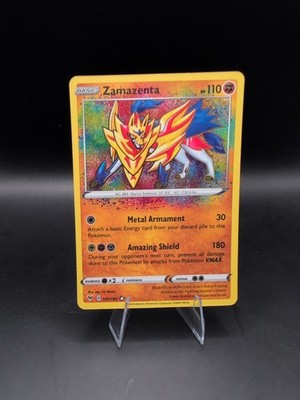Pokémon TCG Zamazenta Vivid Voltage Holo Card 102/185 Amazing Rare