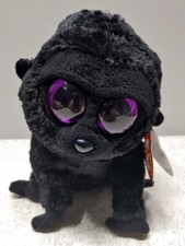 TY Beanie Boos 6" GEORGE the Gorilla *Glitter Eyes* 2017 BNWT