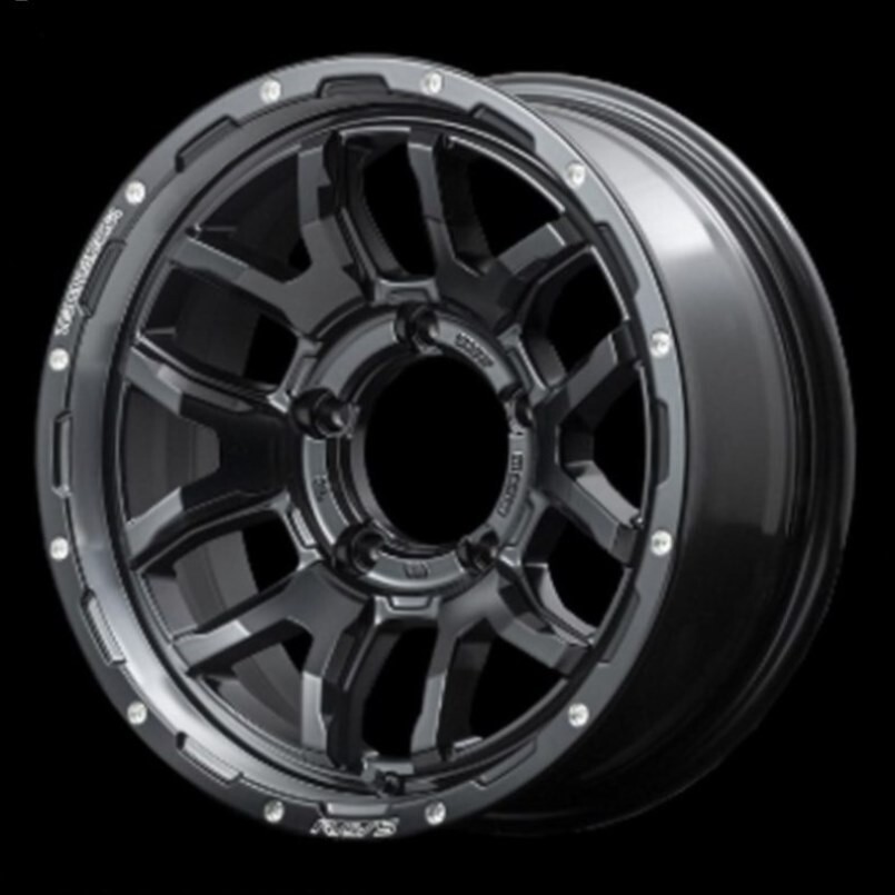 RAYS DAYTONA F6 Boost 16x6J -5 5x139.7 Gloss Black set of 4 Wheels