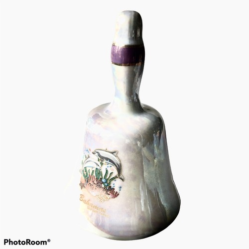 Bahamas Reise Souvenir Porzellan Abendessen Glocke 4” x 2 1/2” - Bild 1 von 2