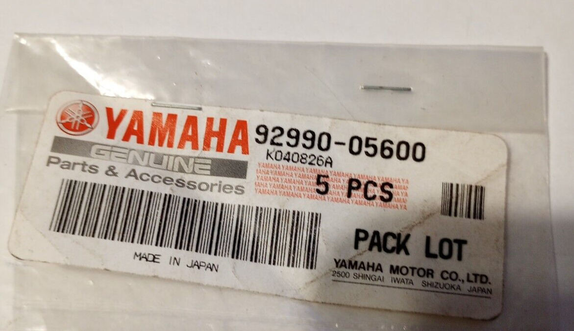 ハンドメイド Yamaha CY50, FJR1300,WR450 Plate Washer NOS 92990-05600 Qty. 5 (L