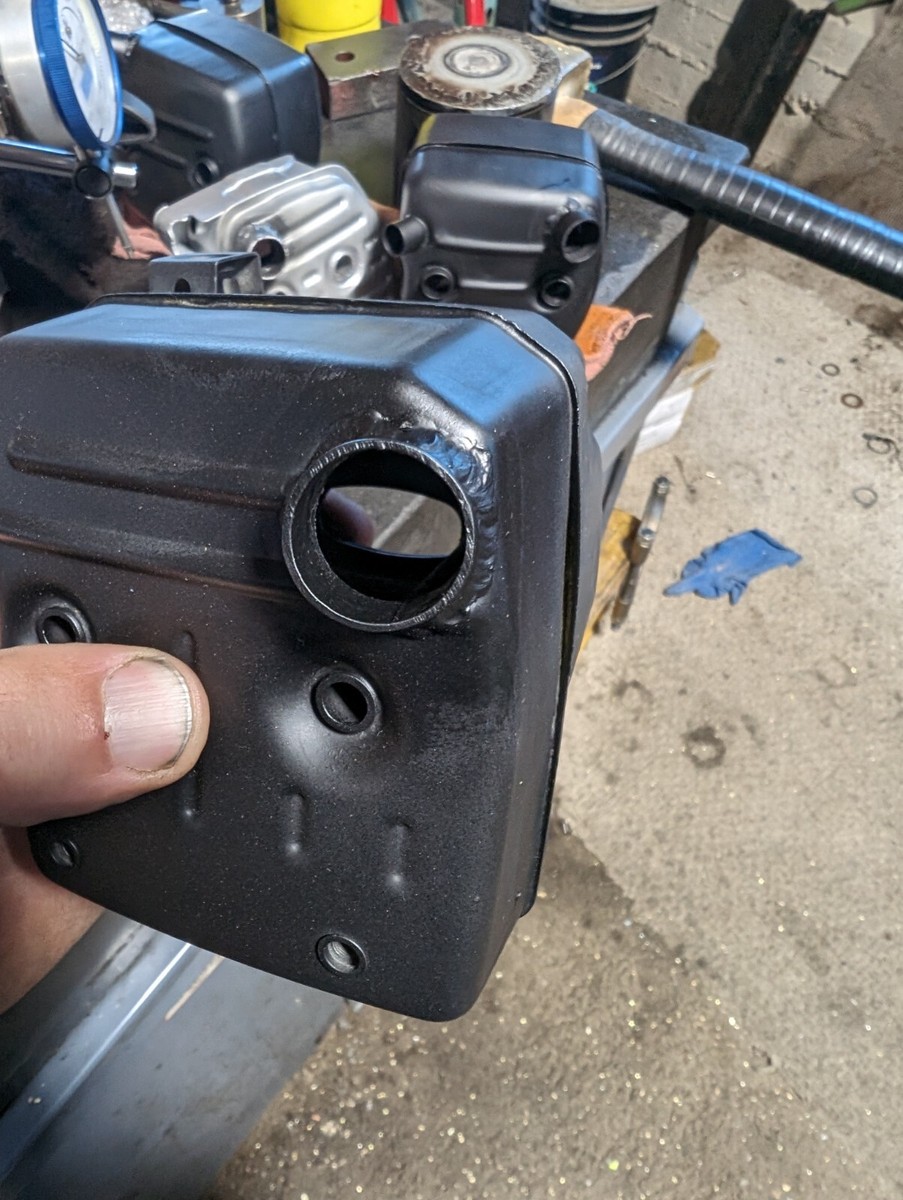 PORTED DUAL PORT HIGH PERFORMANCE MUFFLER HUSQVARNA 394 395 XP