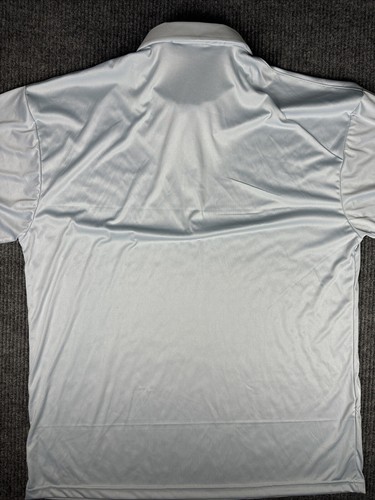 NWOT Collars and Co Collar Polo Golf Shirt Mens 3 XL Light Blue Solid Flat - Picture 7 of 7