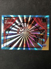 2021-22 Donruss Magicians #8 Zion Williamson Pelicans Teal Laser Holo