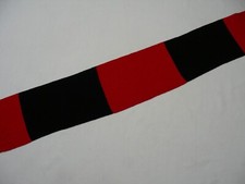 RED  BLACK - 6" x 66" Acrylic Scarf 