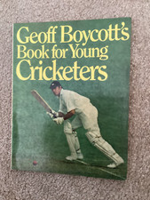 Geoff’ Boycott’s Book for Young Cricketers cricket memorabilia