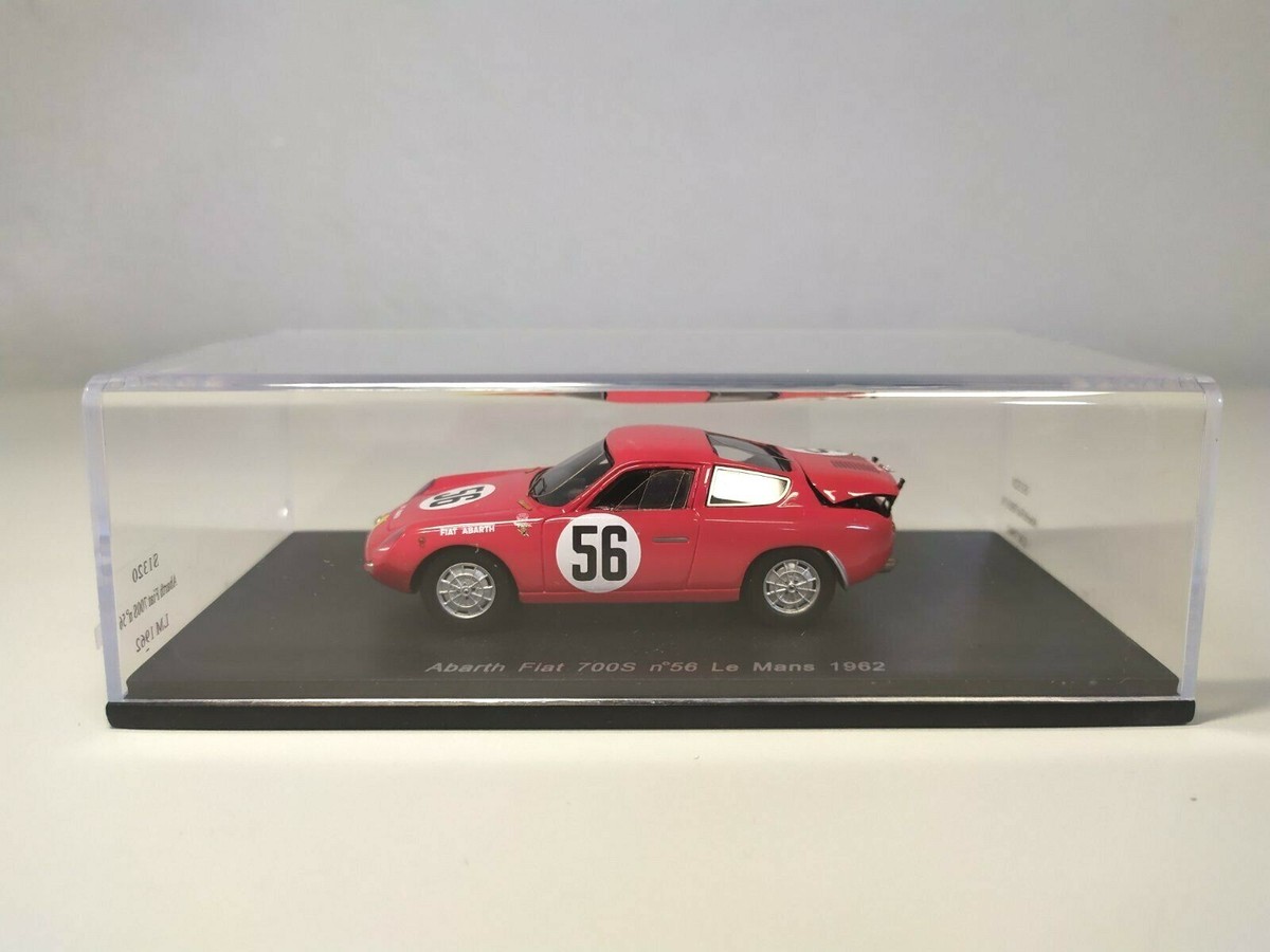 RARE SPARK 1:43 ABARTH FIAT 700S #56 LM 1962 - S01320 | eBay