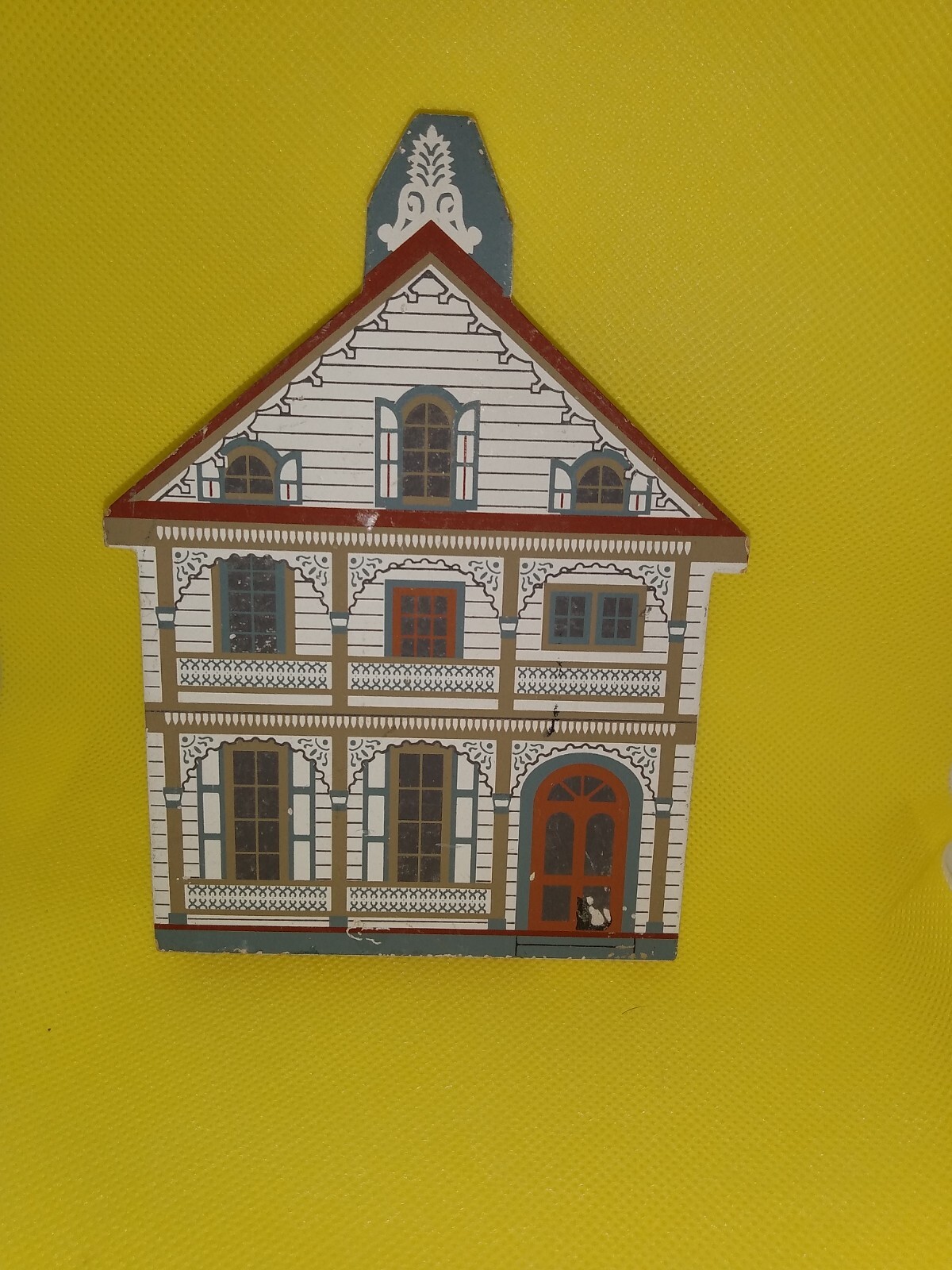 Vintage The Cat's Meow Signed 1991, The Gingerbread House, Cape May, NJ