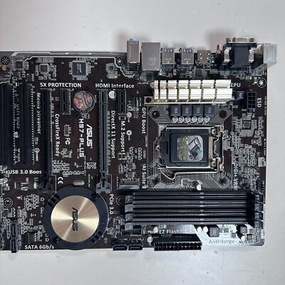 FOR ASUS H97-PLUS LGA 1150 VGA DVI HDMI 32GB ATX Motherboard Test