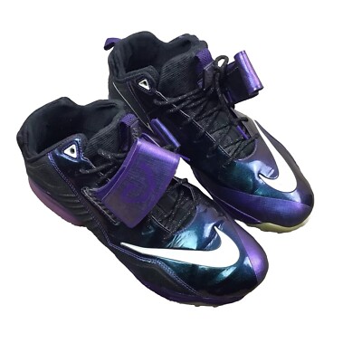 Nike Zoom CJ Trainer 2 Men Purple/Black 2014 Glow In The Dark  643258-005 Sz 12