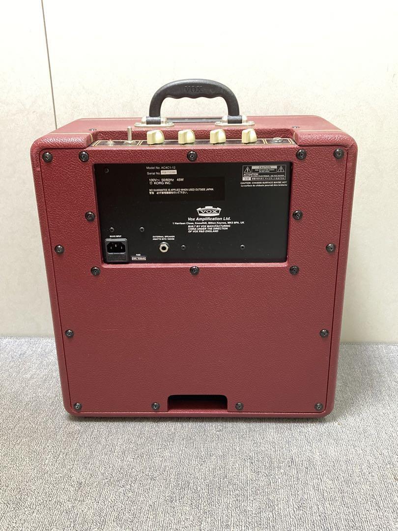 Vox AC4C1-12 TN All-Tube Guitar Amplifier Tan Maroon Bronco 