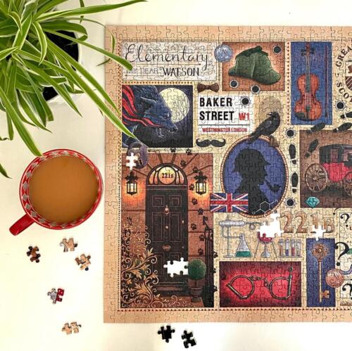 Gibsons Sherlock Holmes - Book Club 1000 Piece Jigsaw Puzzle - Picture 4 of 5