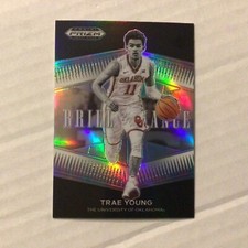 2022-23 Panini Prizm Draft Picks Brilliance Silver Prizm Trae Young #BR-TY Ok