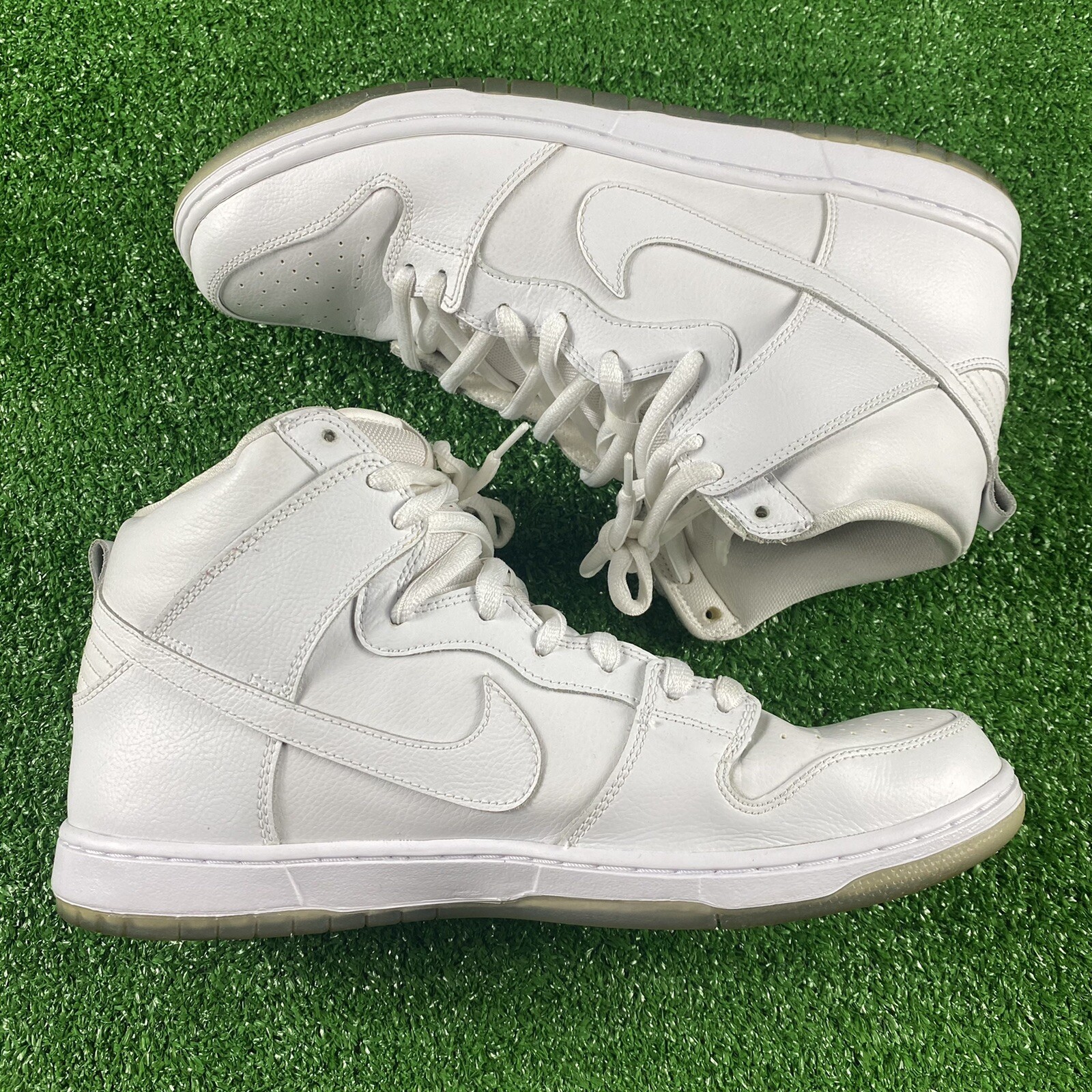 nike sb dunk high white ice