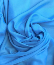 Turquoise Sheer High Chiffon polyester Fabric 58" wide