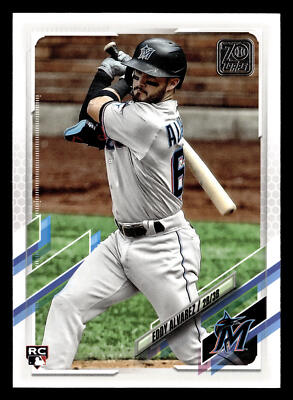 Eddy Alvarez 2021 Topps #326 Miami Marlins ROOKIE Buy10get5FREE