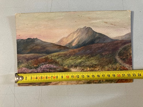 Très Belle Peinture Huile Carton 1940 Fauve Plymouth Angleterre Moors Devon Art - Photo 10/10