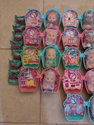 FULL set of 13 Cry Babies Magic Tears Series Bottle House includes