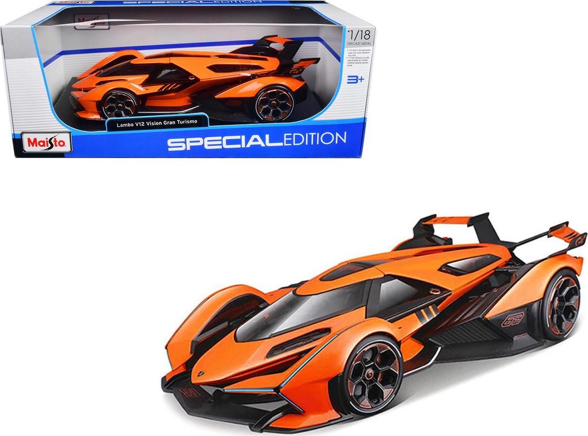1/64 Lamborghini V12 Vision GT K ジョンGT 赤 1/64 Lamborghini V12 Vision GT by LMF diecast model car