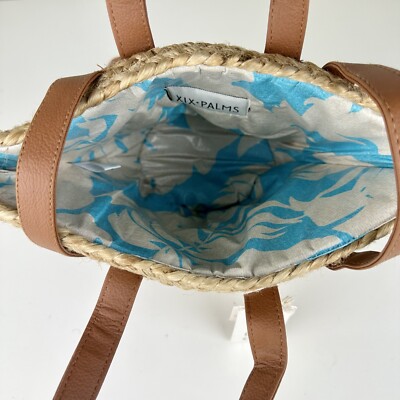 XIX palms straw backpack bag new with tags | eBay