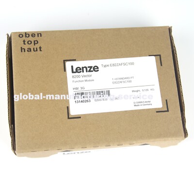 NEW Lenze E82ZAFSC100 INVERTER SERIES 8200 VECTOR ACCESSORIES STANDARD I/O PT