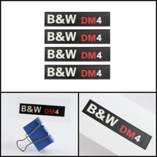 Adesivo distintivo logo B&W DM4 Bowers Wilkins decalcomania 64 mm (2,51") X 14 mm (0,55")