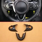 For Mini F55 F56 F57 F60 F54 Steering Wheel Cover Trims Accessories Carbon Fiber