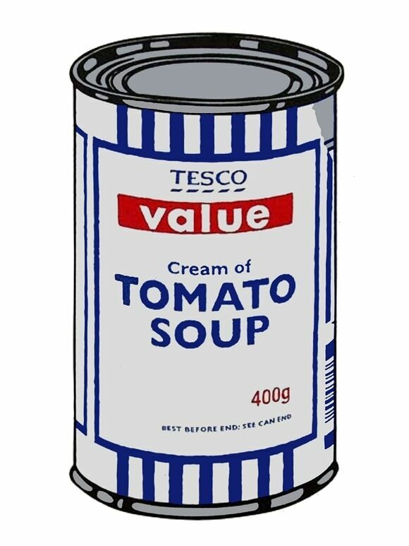 版画 Tesco Value Tomato Soup Addicted Art Gallery
