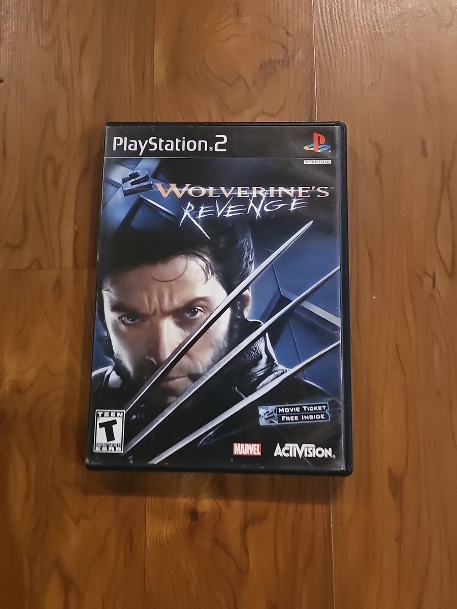 X2: Wolverine's Revenge PS2 Game Complete with Case & Manual Movie