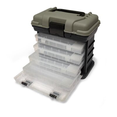 Zebco Köderbox Station Tackle Box Storeaway Rack Angelkoffer by TackleXperts