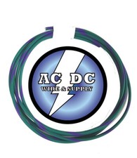 AUTOMOTIVE GXL WIRE 20 AWG STRANDED COPPER GREEN W/ PURPLE STRIPE 25 FT COIL