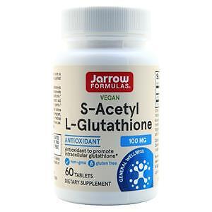 Jarrow S-Ацетил L-глутатион (100 мг), 60 таблеток