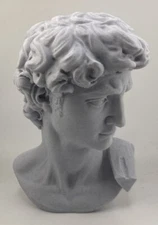 MICHELANGELO RENAISSANCE SCULPTURE DAVID 7.9 INCH/200 MM, MUSEUM REPRODUCTION