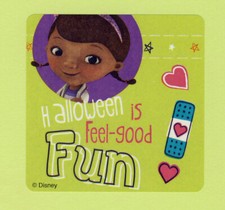 10 Doc McStuffins Halloween - Large Stickers - Halloween is Feel-good Fun