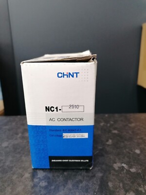 CHINT NC1-2510 3 OHNE Hauptpol + 1 OHNE Zusatzspule, 240V Spule AC1:40A AC3:25A KW:11