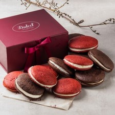 Dulcet Gourmet Chocolate and Red Velvet Whoopee Pie Dessert Gift Box