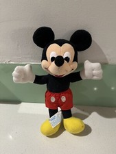 Vintage Mickey Mouse Playskool Disney Babies 9" Plush Toy Toddler Baby Stuffed