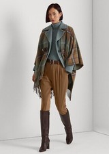  Lauren Ralph Lauren Women's Pleated Bi-Stretch Jodhpur Pant