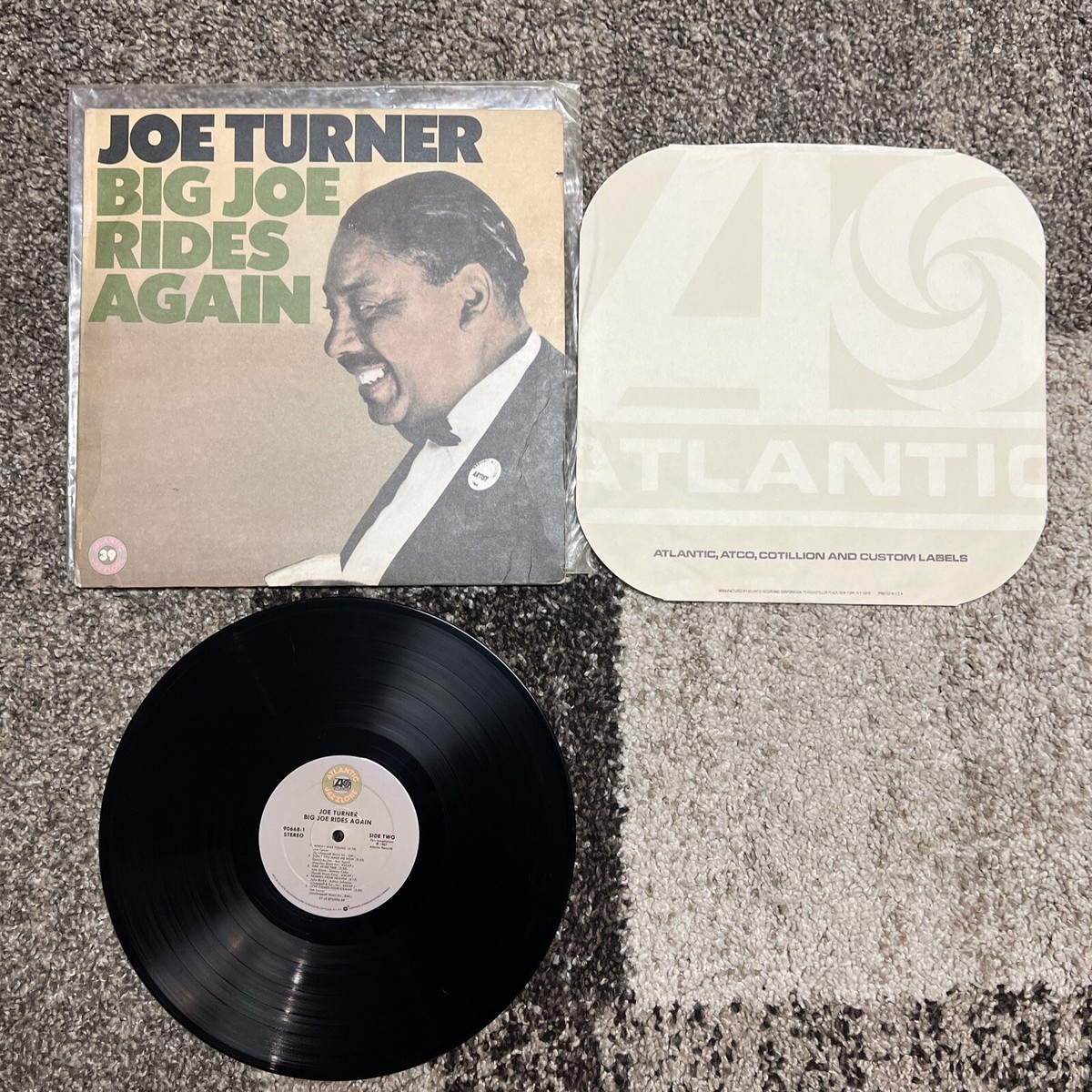 Joe Turner Big Joe Rides Again Vinyl LP 1960/1987 VG+ | eBay