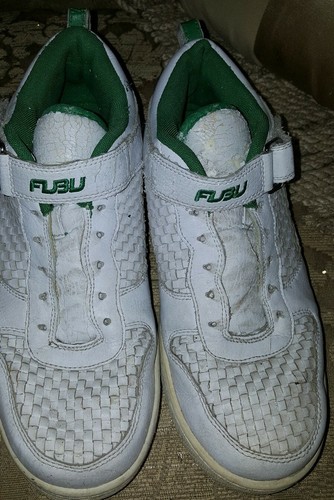 SELTENE ORIGINAL VINTAGE FUBU HERREN LEDER SPORTSCHUHE SNEAKER US 10,5 - Bild 1 von 12