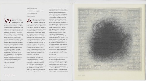 Anne Wilson Body Into Culture 1993 Exhibition Catalog Madison Art Center - Picture 3 of 3