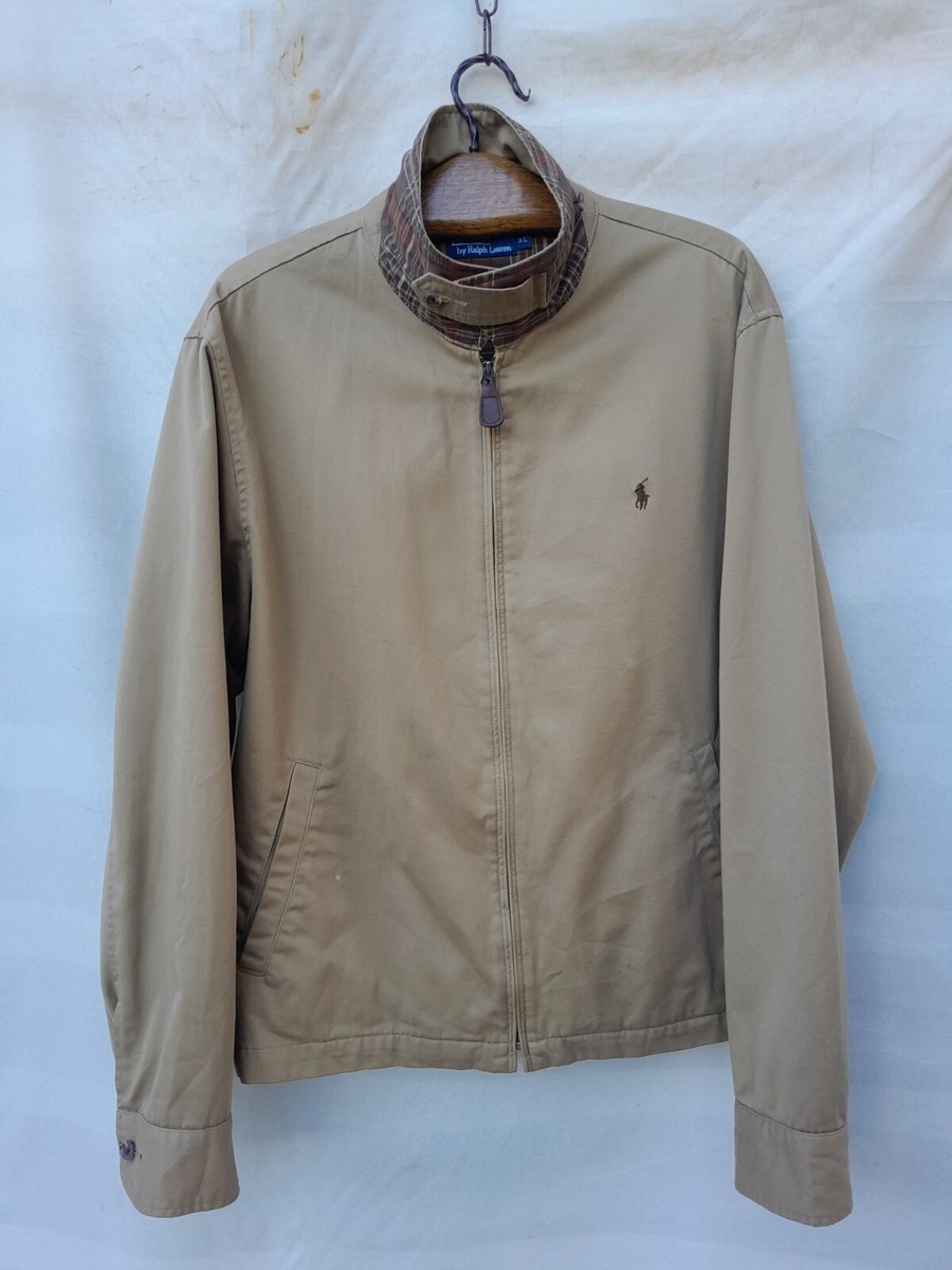 ジャケット・アウター POLO Ralph Lauren M-43 Jacket XL Polo Ralph Lauren XL Beige Zip Vintage Bomber Harrington