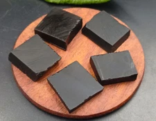 Raw Black Onyx Stone - Natural Rough Healing Crystal for Jewelry Making