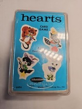Vintage 1963 Whitman Hearts Card Game - 4494 Western Publishing Complete w/Case