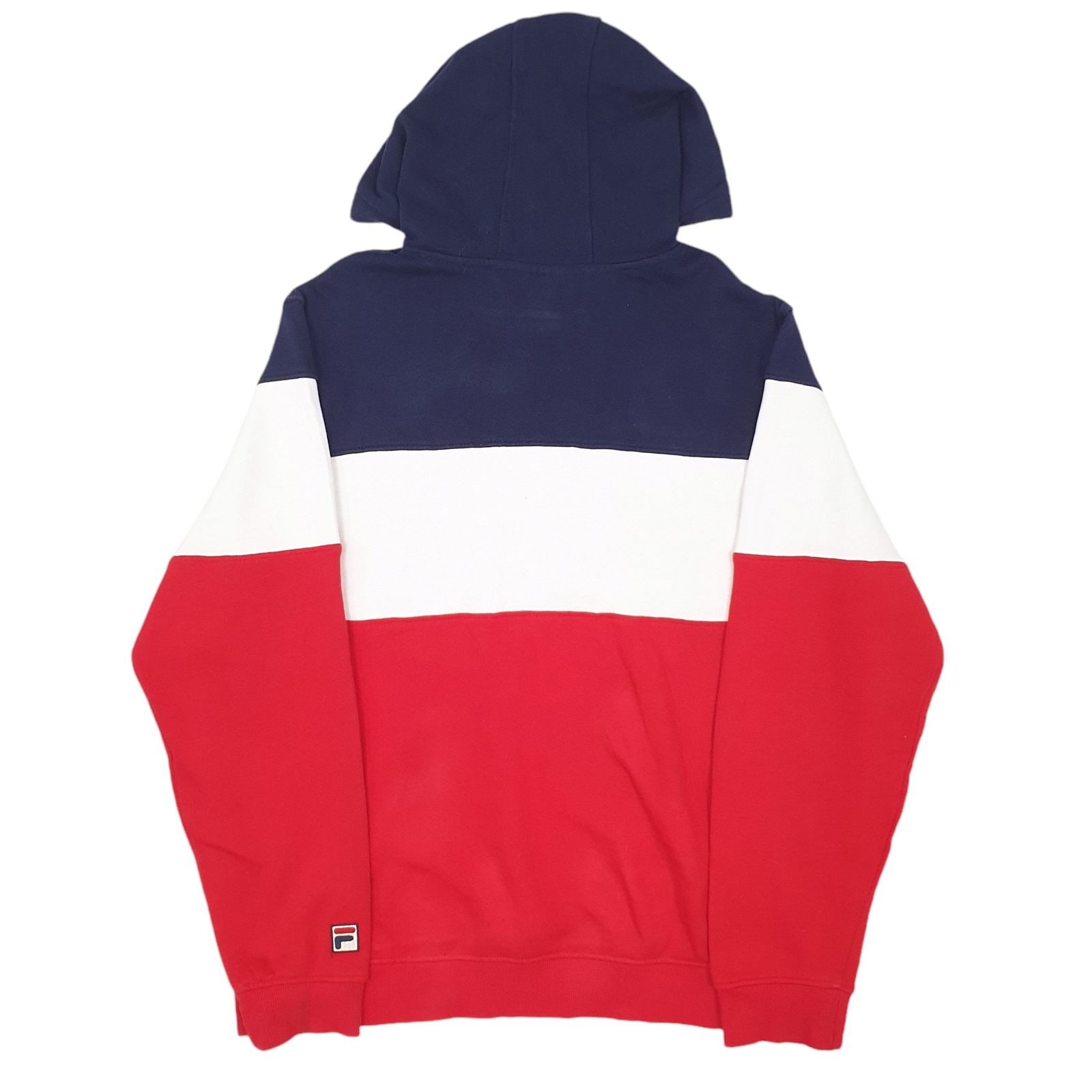 FILA Hoodie Cotton Blend Jumper Sweatshirt Mens L image 3